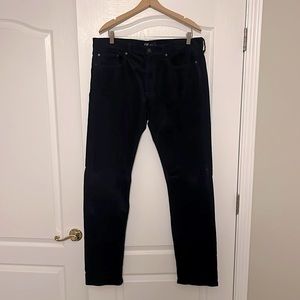 Navy Gap slim corduroy pants (34 X 34)